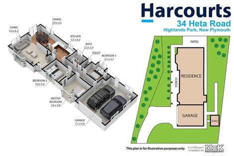 Photo of property in 34 Heta Road, Highlands Park, New Plymouth, 4312