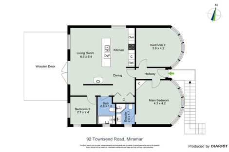 Photo of property in 92 Townsend Road, Miramar, Wellington, 6022