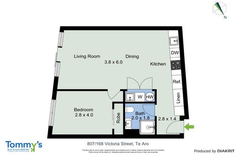 Photo of property in Vsp South, 807/166 Victoria Street, Te Aro, Wellington, 6011