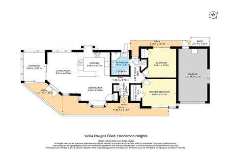 Photo of property in 1/204 Sturges Road, Henderson, Auckland, 0612