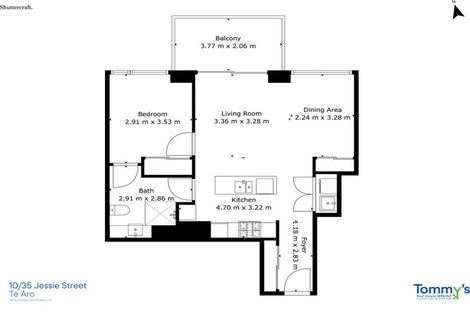 Photo of property in Sol Apartments, 10/37 Jessie Street, Te Aro, Wellington, 6011