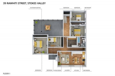 Photo of property in 39 Rawhiti Street, Stokes Valley, Lower Hutt, 5019