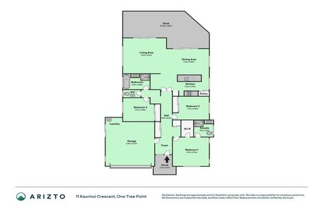 Photo of property in 11 Kaurinui Crescent, One Tree Point, 0118