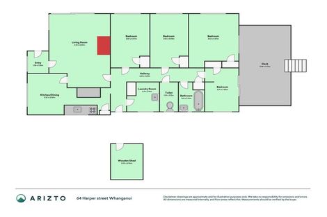 Photo of property in 64 Harper Street, Gonville, Whanganui, 4501