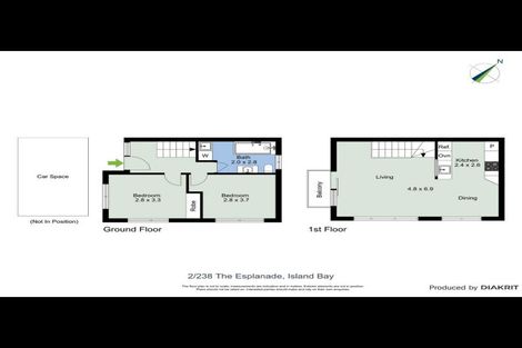 Photo of property in 2/238 The Esplanade, Island Bay, Wellington, 6023