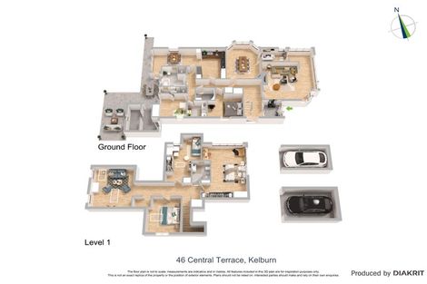 Photo of property in 46 Central Terrace, Kelburn, Wellington, 6012