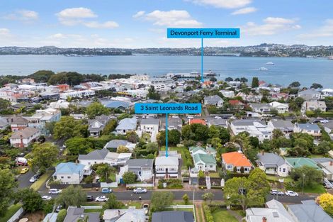 Photo of property in 3 Saint Leonards Road, Devonport, Auckland, 0624