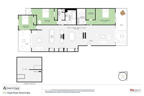 Photo of property in Esplanade Apartments, 8/16 Beach Front Lane, Browns Bay, Auckland, 0630