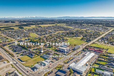 Photo of property in 5 Westview Crescent, West Melton, 7618