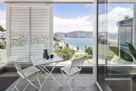 Photo of property in Alto Apartments, 3a/22 Telford Terrace, Oriental Bay, Wellington, 6011