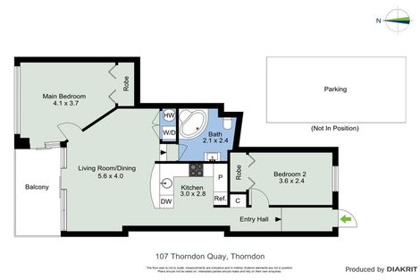 Photo of property in Stadium Garden Flats, 309/107 Thorndon Quay, Pipitea, Wellington, 6011