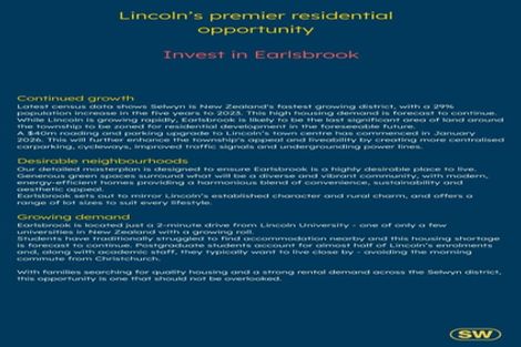 Photo of property in 42 Earlsbrook Boulevard, Lincoln, 7674