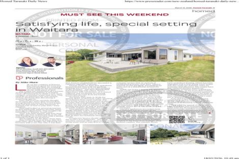 Photo of property in 4 Iwanui Close, Waitara, 4320