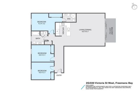 Photo of property in The Beaumonts, 2g/220 Victoria Street West, Freemans Bay, Auckland, 1011