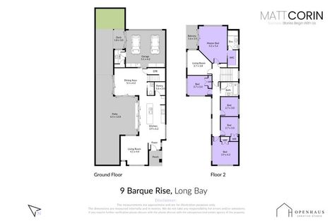 Photo of property in 9 Barque Rise, Long Bay, Auckland, 0630