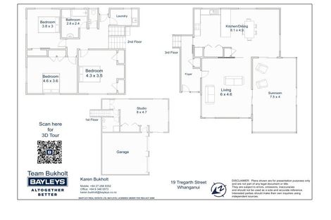 Photo of property in 19 Tregarth Street, Saint Johns Hill, Whanganui, 4501