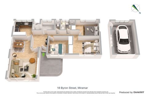 Photo of property in 18 Byron Street, Miramar, Wellington, 6022