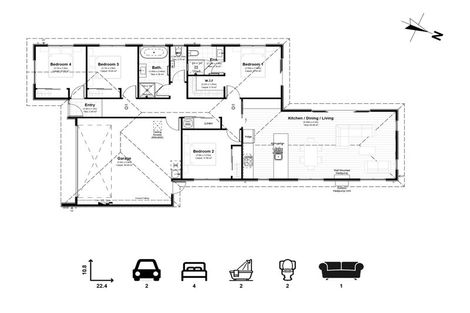 Photo of property in 107 Spalling Road, Halswell, Christchurch, 8025