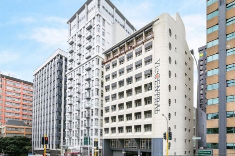 Photo of property in Orange Apartments/victoria Centr, 409/169 The Terrace, Wellington Central, Wellington, 6011