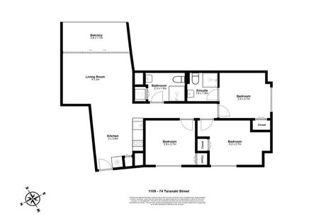 Photo of property in Soho Apartments, 1109/74 Taranaki Street, Te Aro, Wellington, 6011