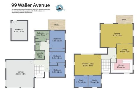 Photo of property in 99 Waller Avenue, Bucklands Beach, Auckland, 2012