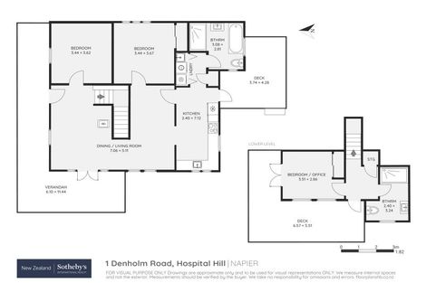 Photo of property in 1 Denholm Road, Hospital Hill, Napier, 4110