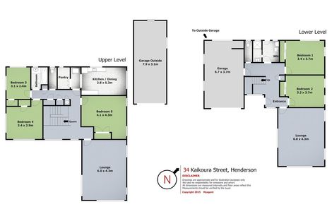 Photo of property in 34 Kaikoura Street, Henderson, Auckland, 0612