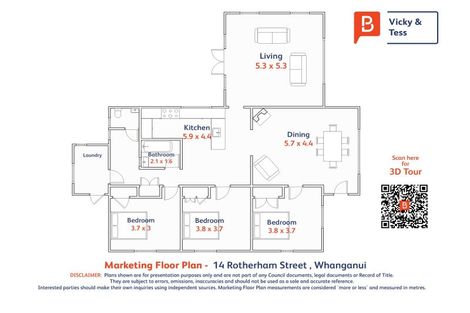 Photo of property in 14 Rotherham Street, Aramoho, Whanganui, 4500