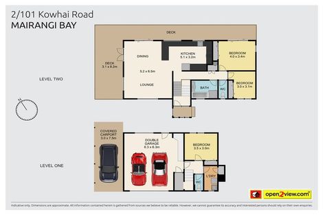 Photo of property in 2/101 Kowhai Road, Mairangi Bay, Auckland, 0630