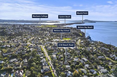 Photo of property in 2/20 Beach Road, Mellons Bay, Auckland, 2014