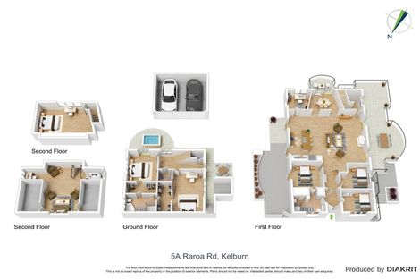 Photo of property in 5a Raroa Road, Kelburn, Wellington, 6012