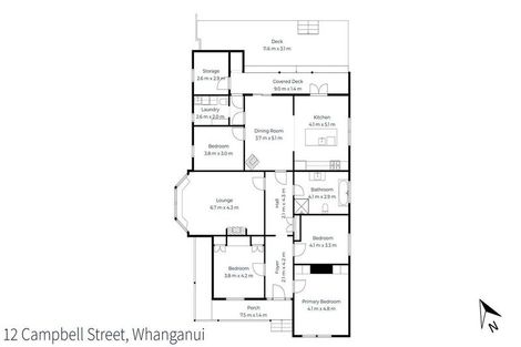 Photo of property in 12 Campbell Street, Whanganui, 4500