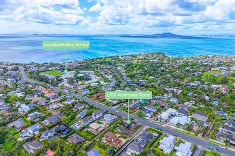 Photo of property in 1/56 Aberdeen Road, Campbells Bay, Auckland, 0620