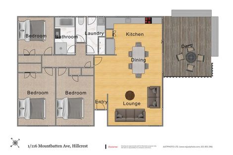 Photo of property in 1/116 Mountbatten Avenue, Hillcrest, Auckland, 0627