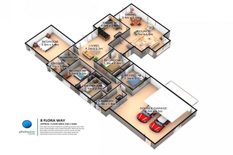 Photo of property in 8 Flora Way, Rototuna, Hamilton, 3210