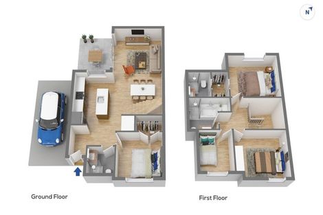 Photo of property in 4c Halberg Street, Glenfield, Auckland, 0629