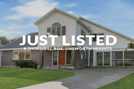 Photo of property in 8 Thornbill Rise, Unsworth Heights, Auckland, 0632