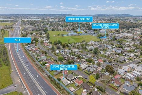 Photo of property in 2/103 Chichester Drive, Rosehill, Papakura, 2113