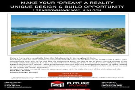 Photo of property in 1 Sparrowhawk Way, Kinloch, Taupo, 3377