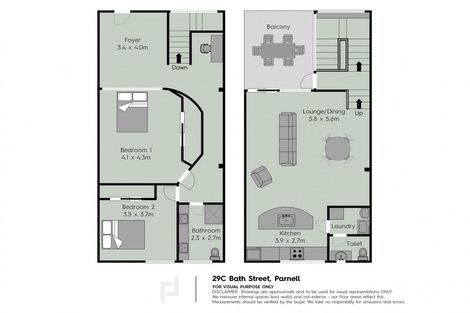 Photo of property in 29c Bath Street, Parnell, Auckland, 1052