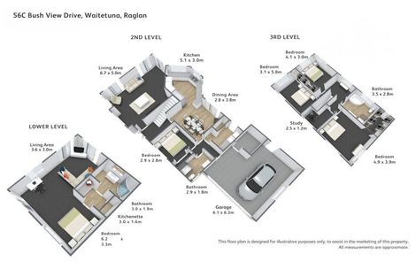 Photo of property in 56c Bush View Drive, Waitetuna, Raglan, 3295