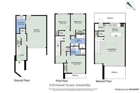Photo of property in 1/18 Oriental Terrace, Oriental Bay, Wellington, 6011