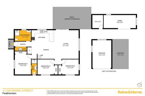 Photo of property in 11 Hayward Street, Featherston, 5710