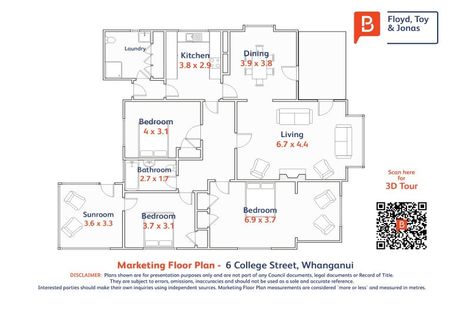 Photo of property in 6 College Street, Whanganui, 4500