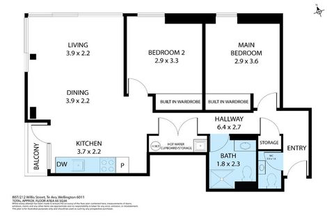 Photo of property in 807/212 Willis Street, Te Aro, Wellington, 6011