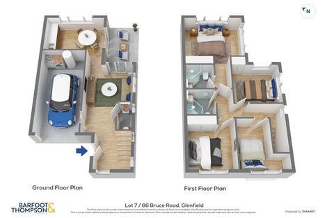 Photo of property in 7/66 Bruce Road, Glenfield, Auckland, 0629