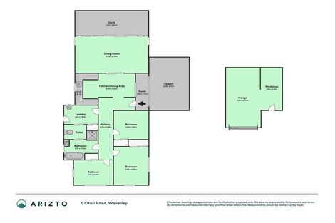 Photo of property in 5 Oturi Road, Waverley, 4510