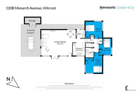 Photo of property in 120b Monarch Avenue, Hillcrest, Auckland, 0627