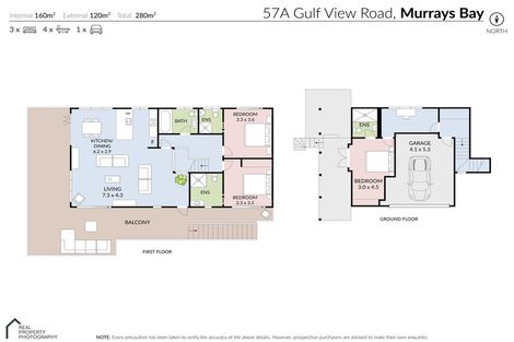 Photo of property in 1/57 Gulf View Road, Murrays Bay, Auckland, 0630