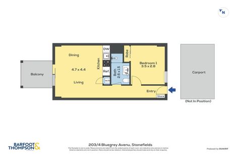 Photo of property in 203/4 Bluegrey Avenue, Stonefields, Auckland, 1072